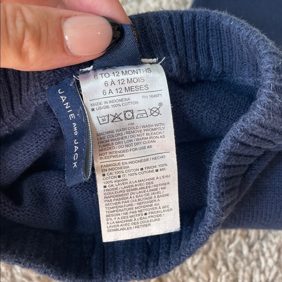 Janie and Jack Baby Striped Cuff Sweater Pant - Picture 7 of 8